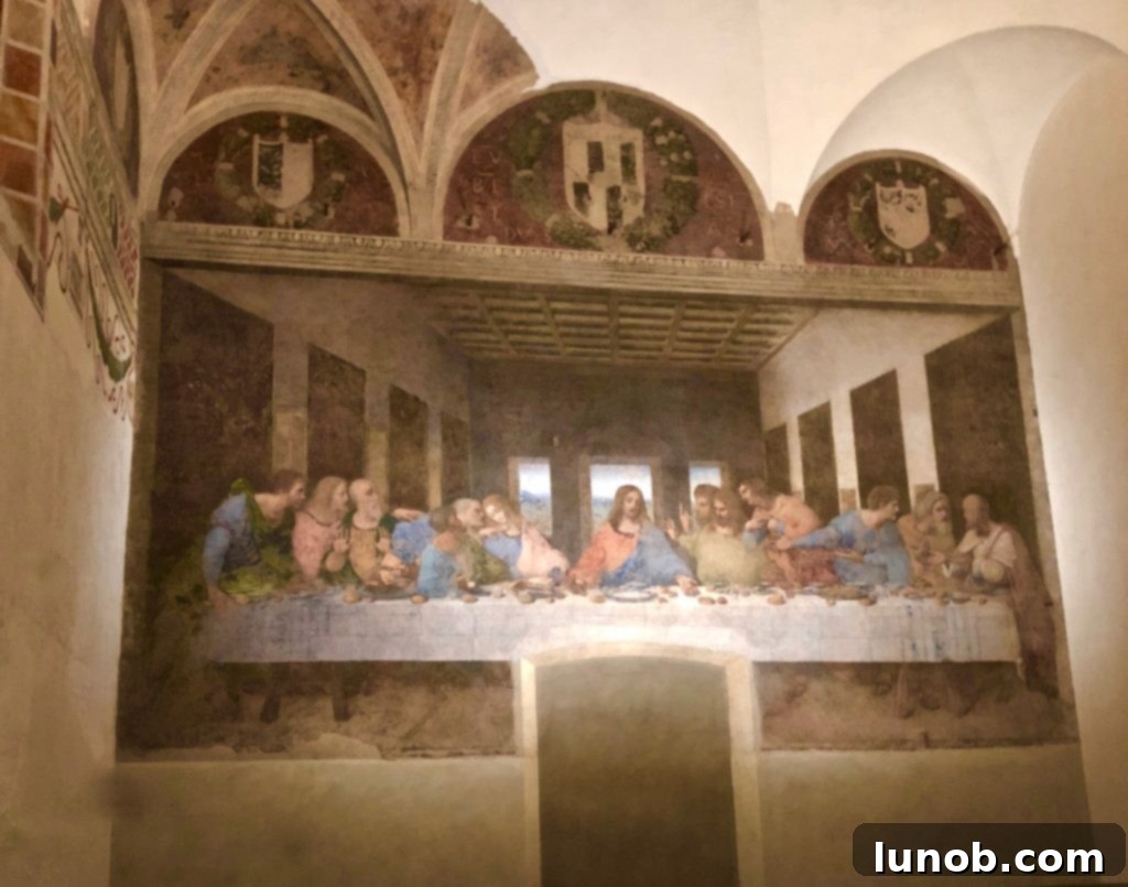 The Last Supper, showing its composition and details