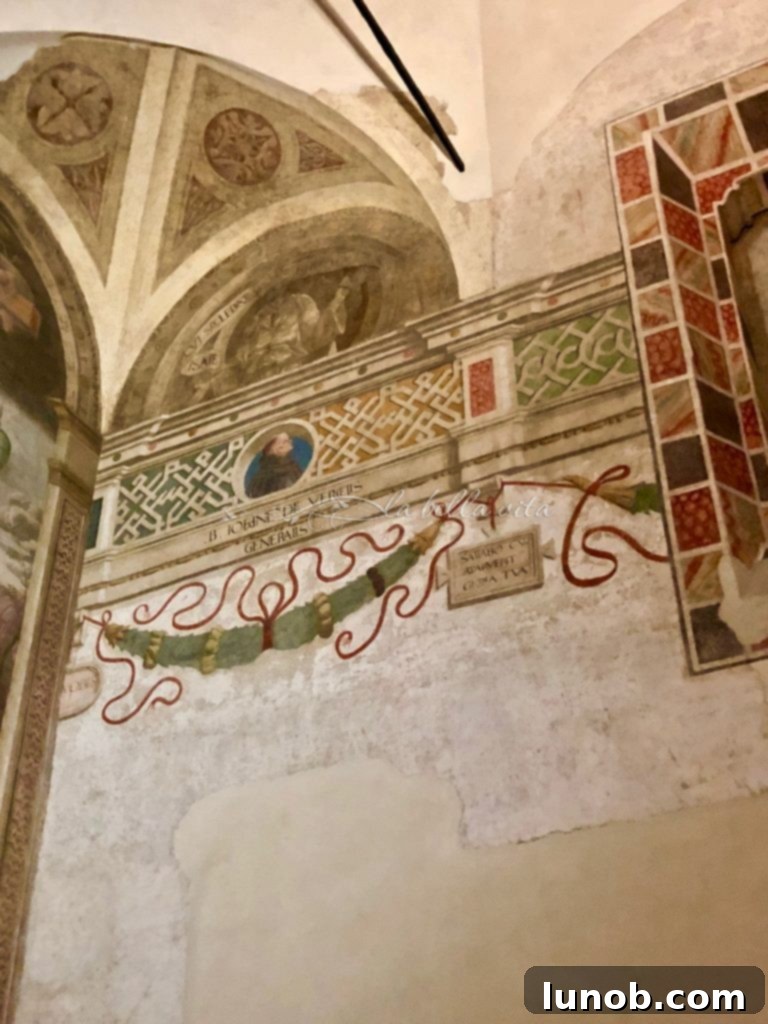 Another view of preserved artwork after WWII damage