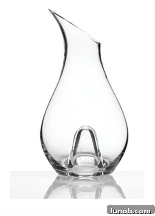 Celebrate Italian Flavors: Holiday Gifts for the Foodie 8 Luigi Bormioli Magnifico Wine Decanter for enhancing wine flavors