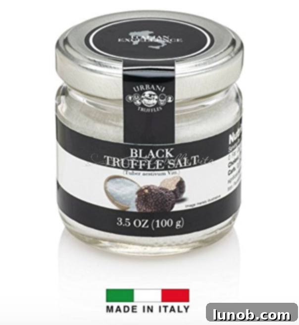 Celebrate Italian Flavors: Holiday Gifts for the Foodie 6 Urbani Italian Black Truffle Salt, a gourmet seasoning