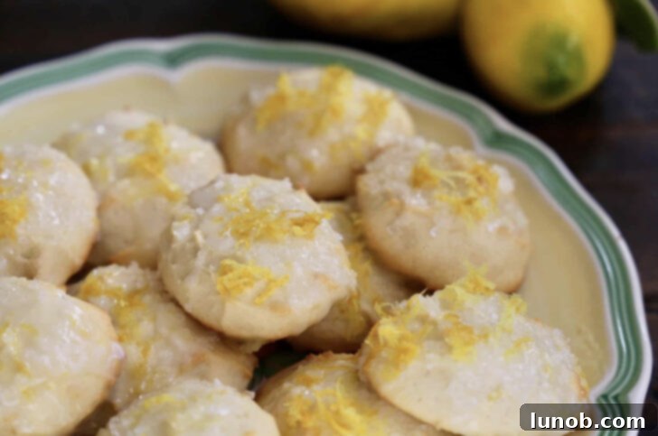 Befanini: La Befana's Traditional Italian Epiphany Cookies 8 Lemon Ricotta Cookies with a zesty limoncello glaze.