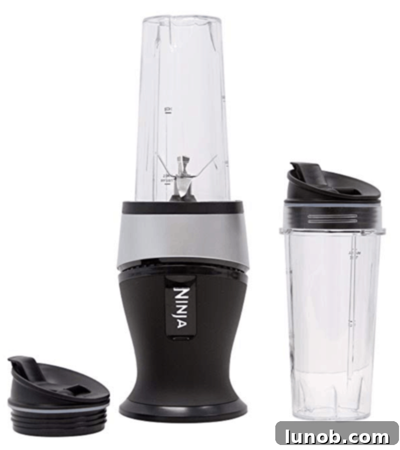Ninja Personal Smoothie Blender - a powerful and compact blender for single servings.