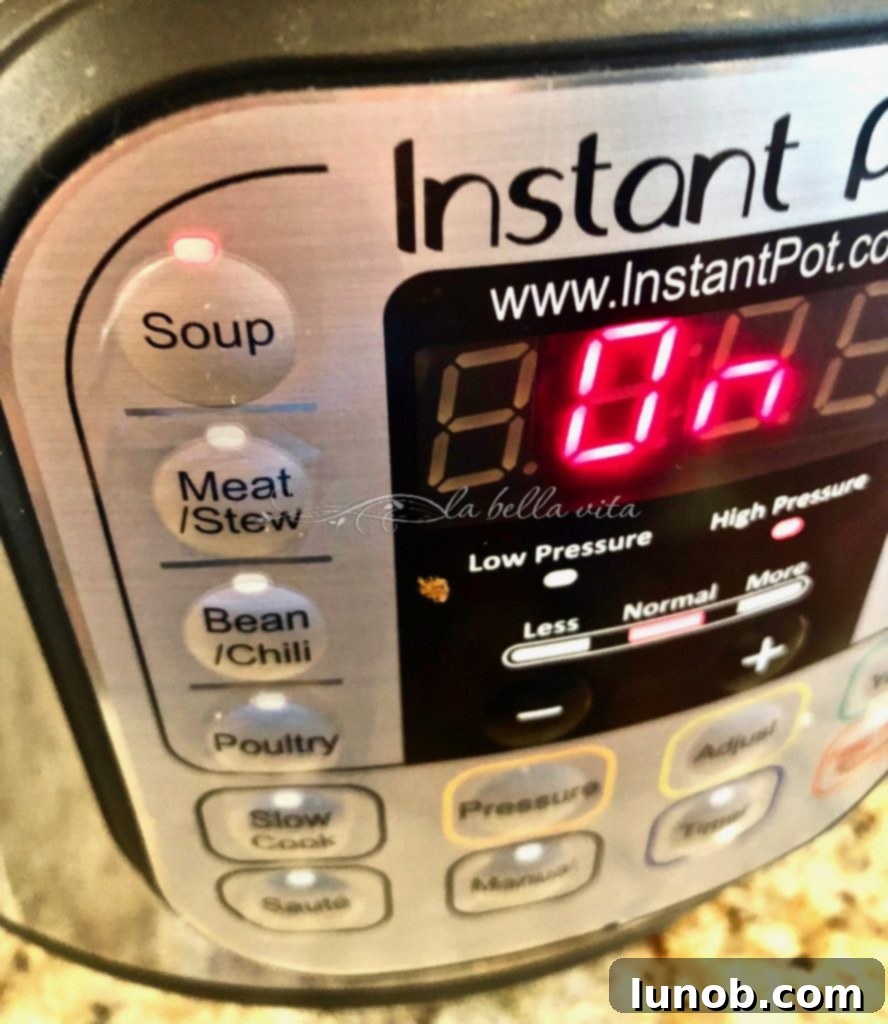 Instant Pot Hearty Pasta e Fagioli Soup 11 Instant Pot Soup Setting