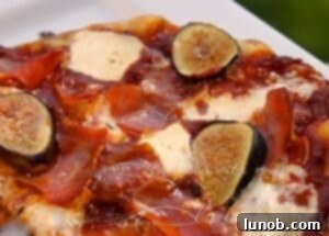 Winning Game Day Eats For Every Fan 21 Gourmet grilled pizza topped with figs, prosciutto, and cheese.