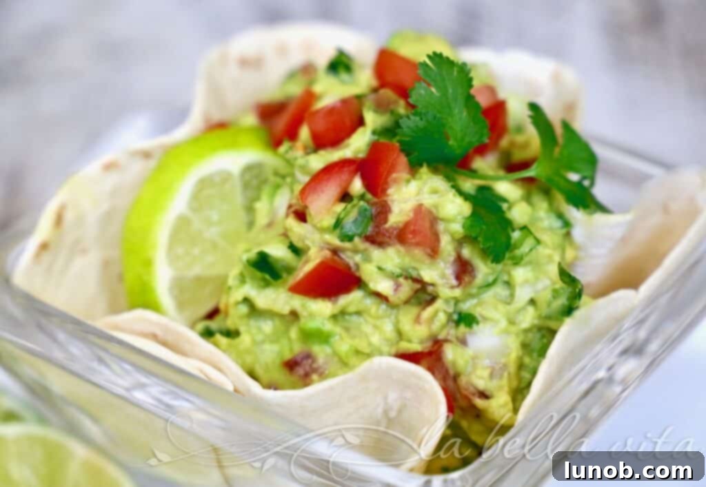 The BEST GUACAMOLE