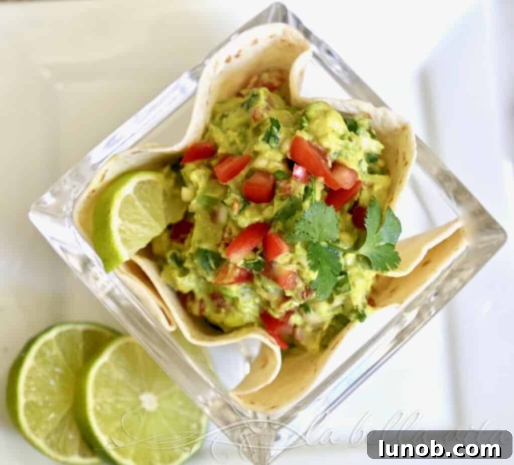 The BEST GUACAMOLE