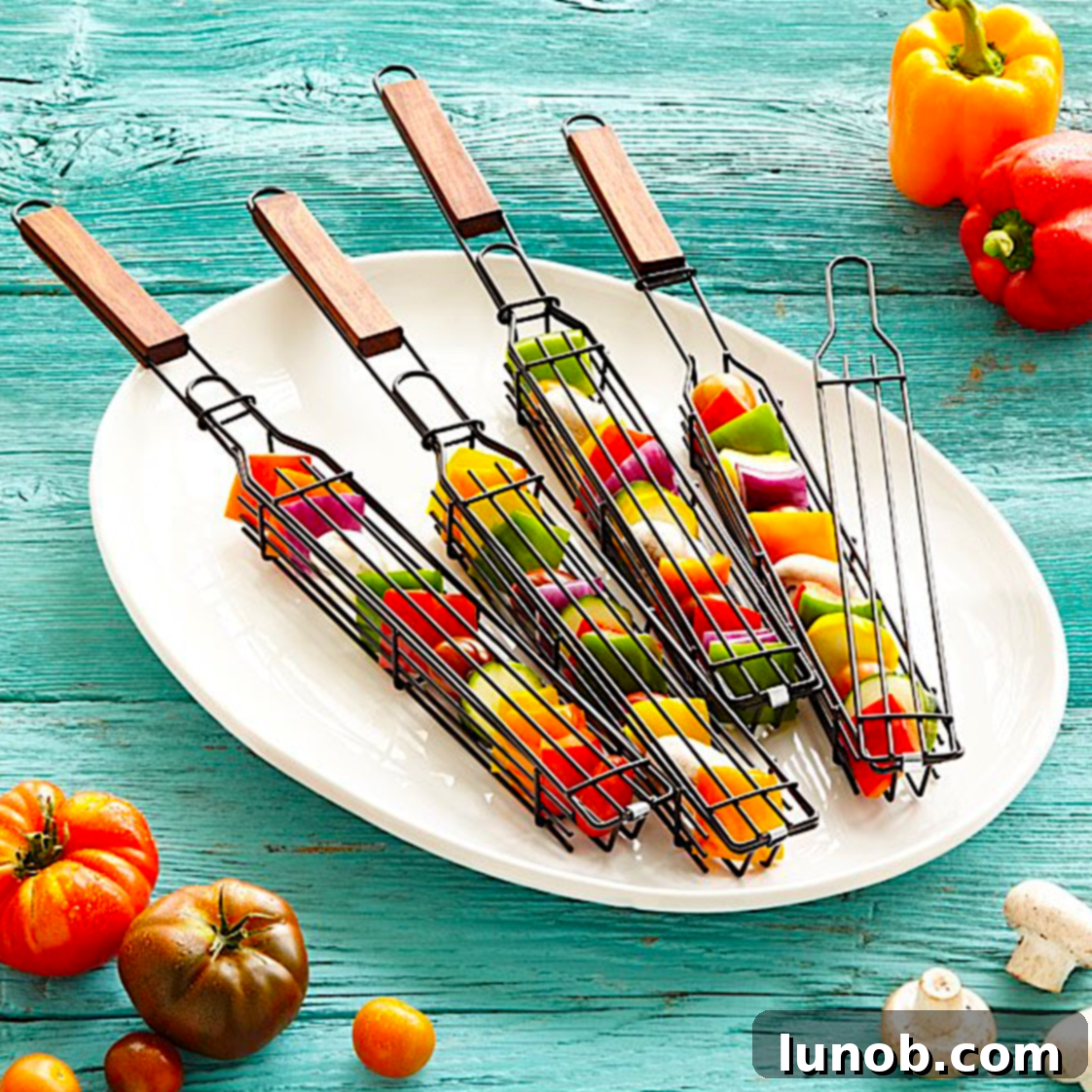 Father's Day Delights: Foodie Gifts for the Culinary Dad 17 Kabob Grilling Baskets