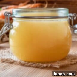 Homemade Chicken Broth (Brodo) for Tortellini