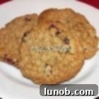 Delicious homemade oatmeal raisin cookies on display