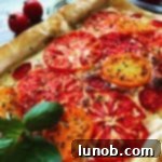 Heirloom Tomato and Italian Cheese Tart recipe card image
