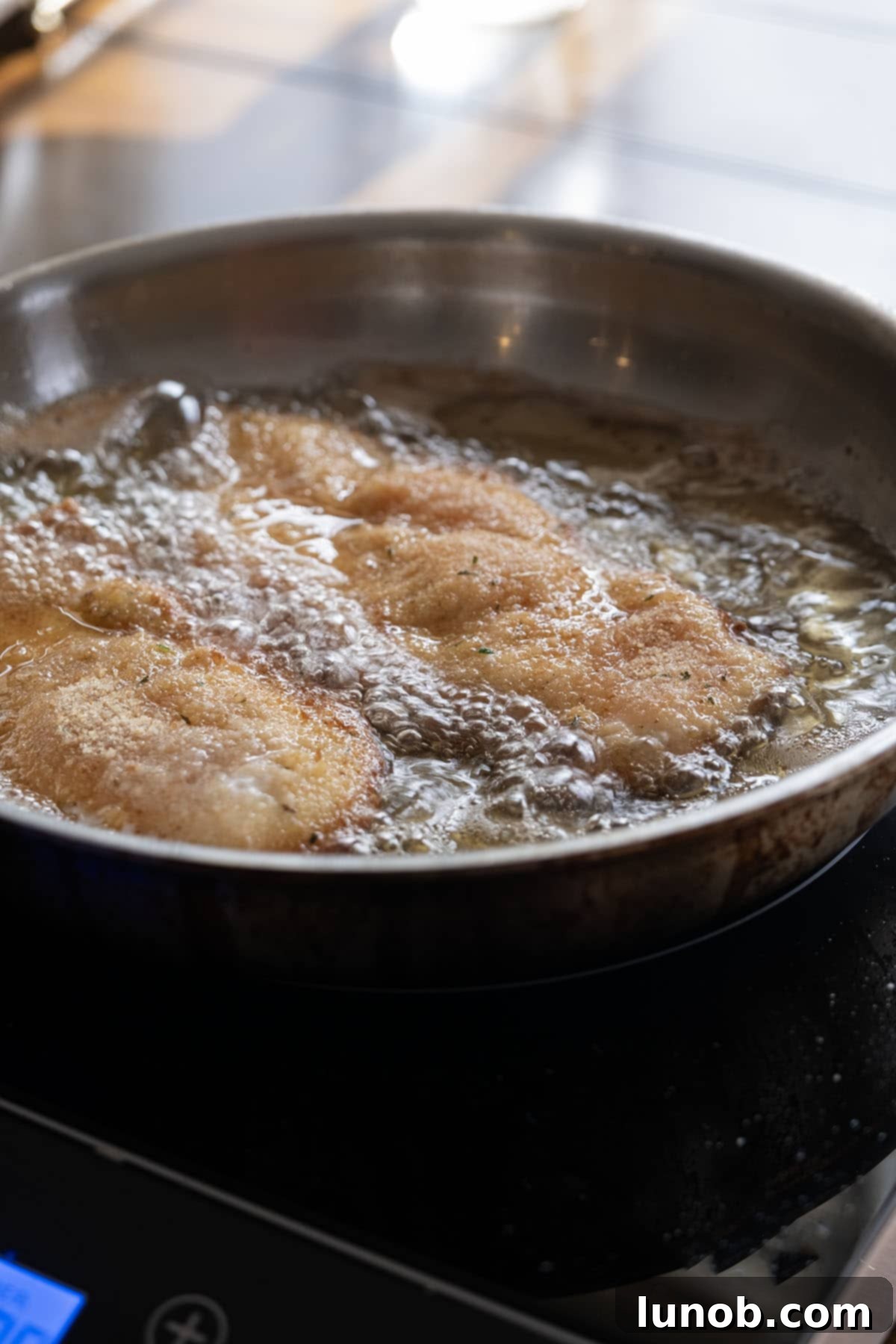 Velvety Chicken Parmesan Pasta 4 frying chicken cutlets