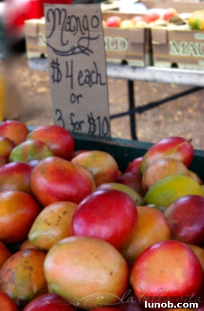 Hawaiian Hawaii Mangos roadside stand
