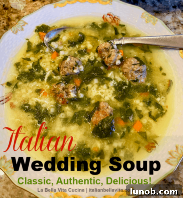 Italian Wedding Soup Instant Pot - Pin this recipe now!