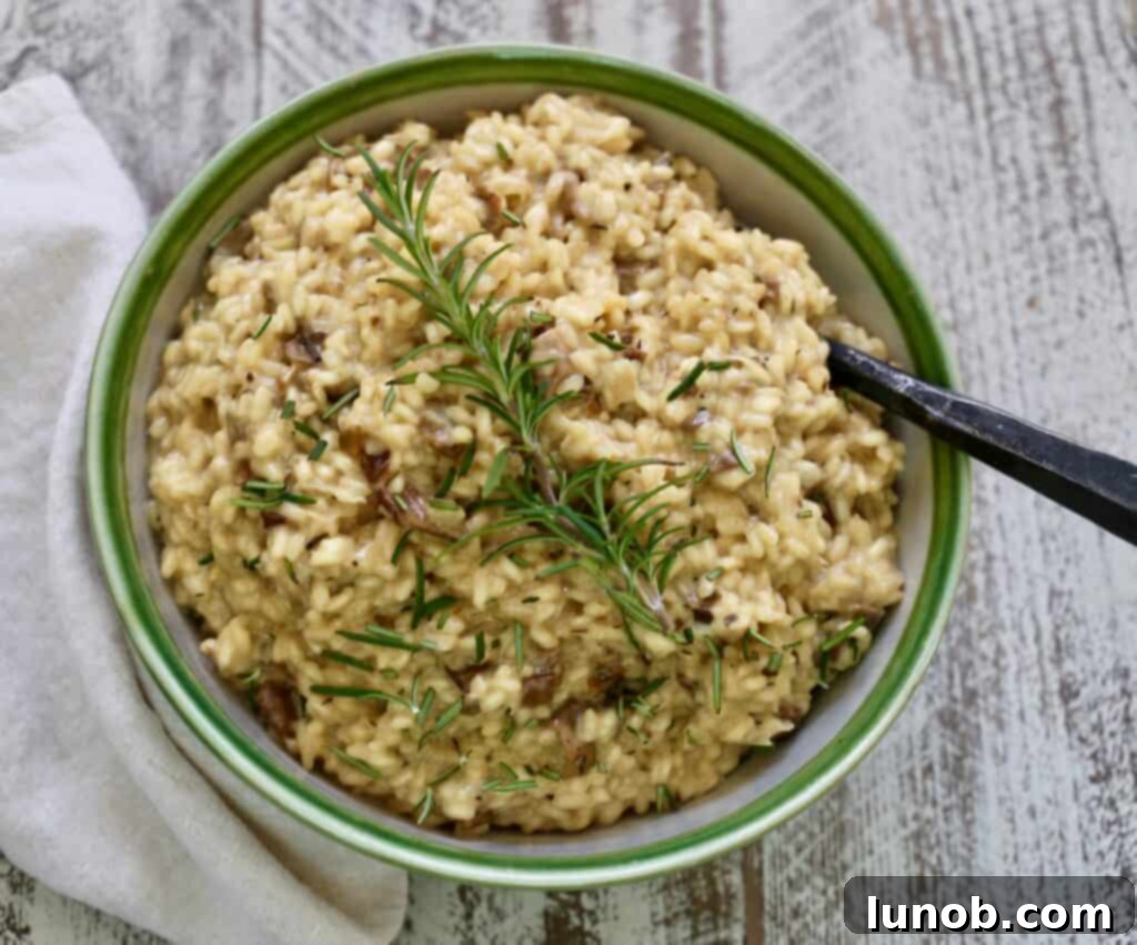 Luxurious Porcini and Truffle Risotto 3 Porcini Mushroom Risotto with Truffles