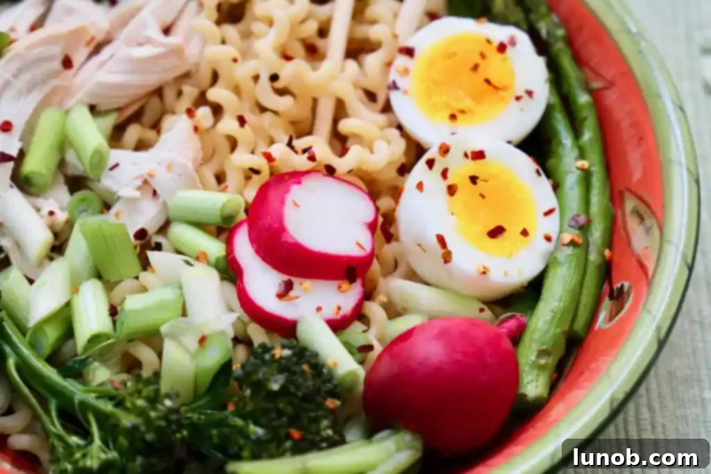 Italian Style Chicken Ramen: Chinese New Year Edition 3 Italian-Style Chicken Ramen Noodle Bowl
