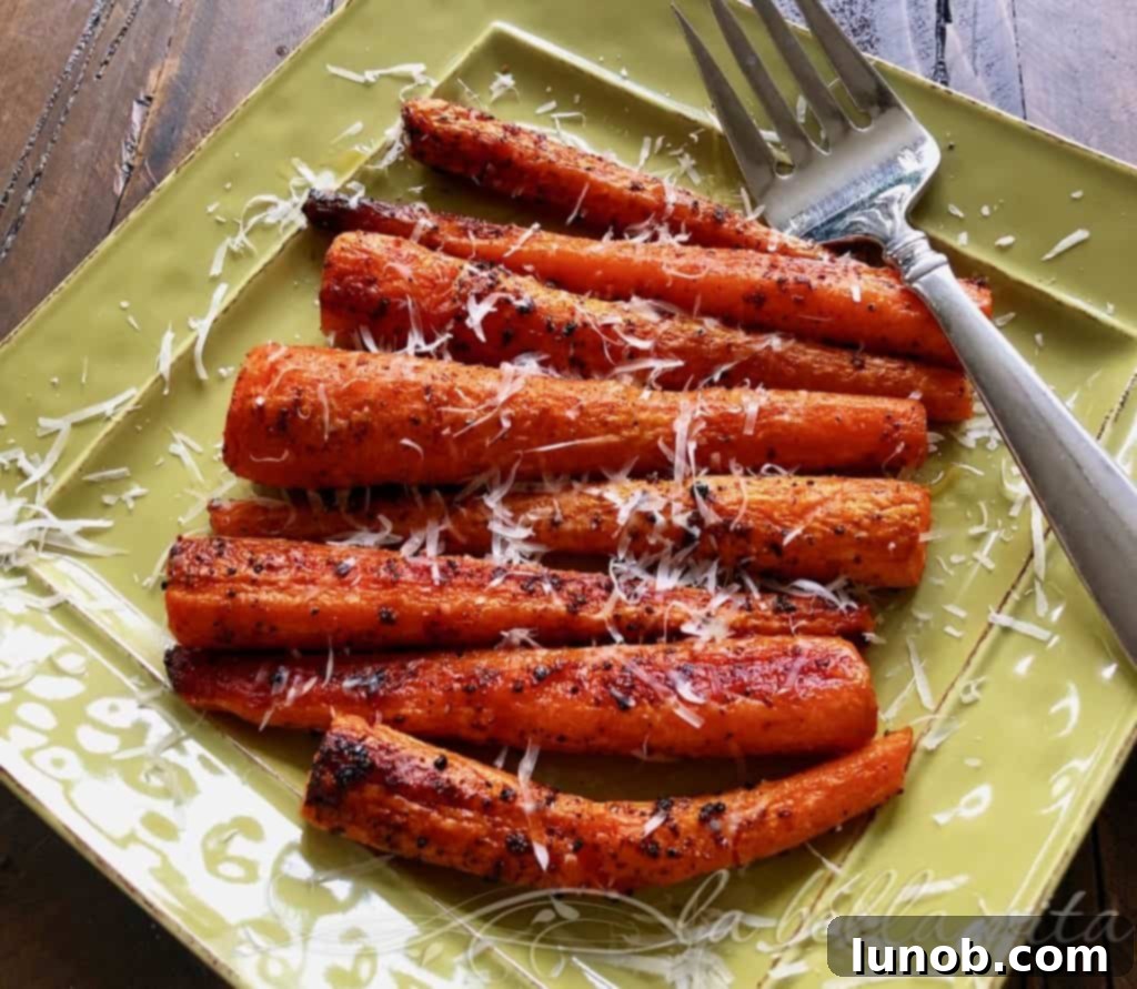Pantry Perfection: Wholesome & Flavorful 10 Roasted Parmesan Garlic Carrots