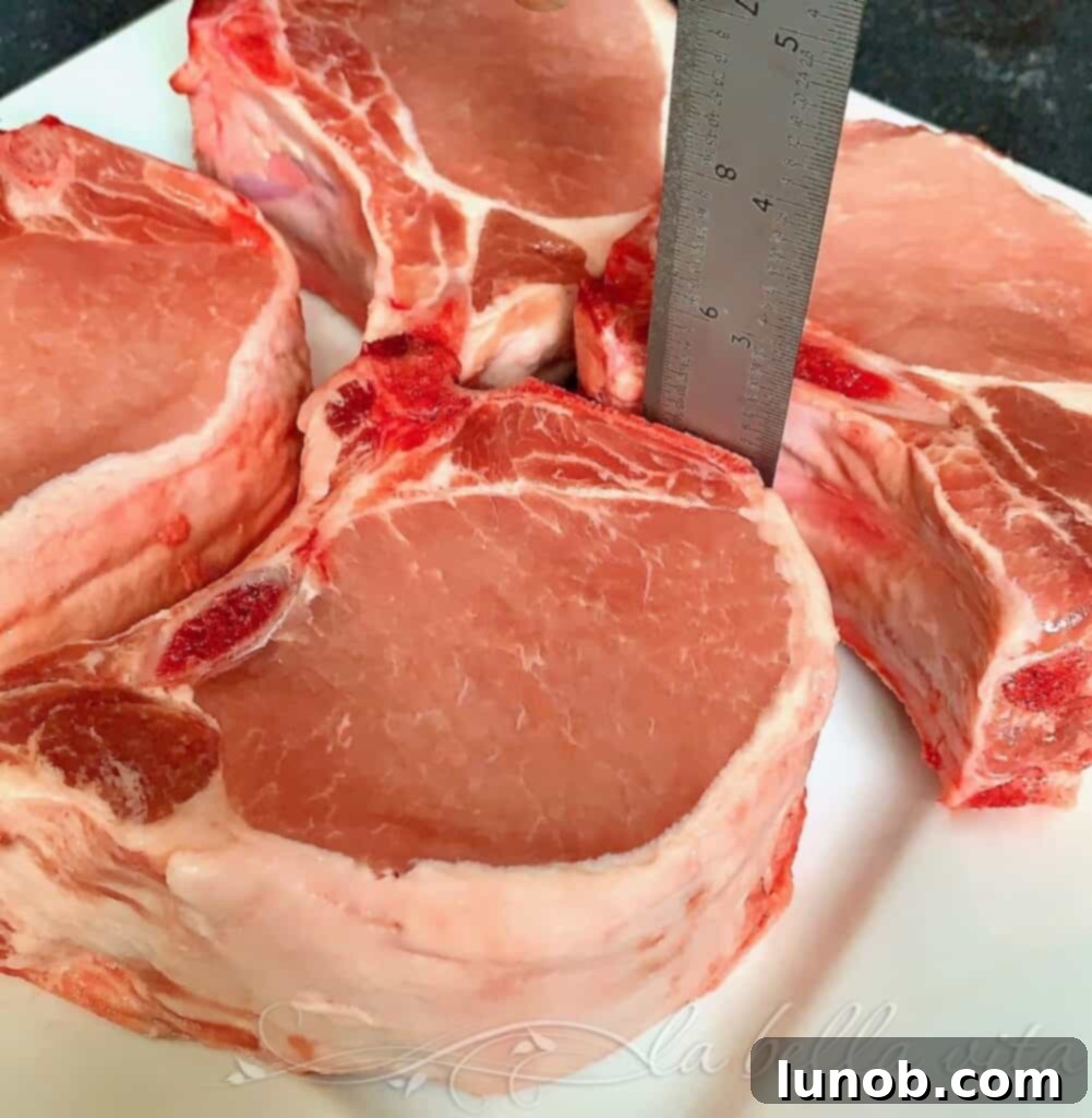 Stuffed Pork Chops with Pancetta and Fontina