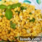 Cheesy Pecorino Corn with Italian Herbs