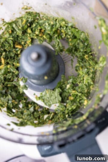 Artisan Pistachio Pesto 5 ingredients processed