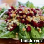 Roasted Balsamic Beet Salad with Gorgonzola and Walnuts