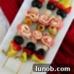 Easy Italian Muffuletta Skewers