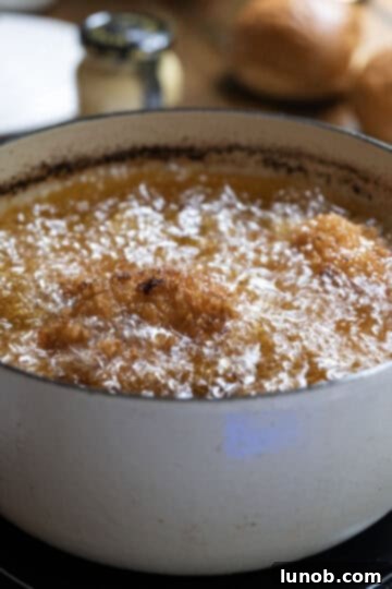 Blazing Honey Chicken Sandwich 6 fried chicken in the fryer