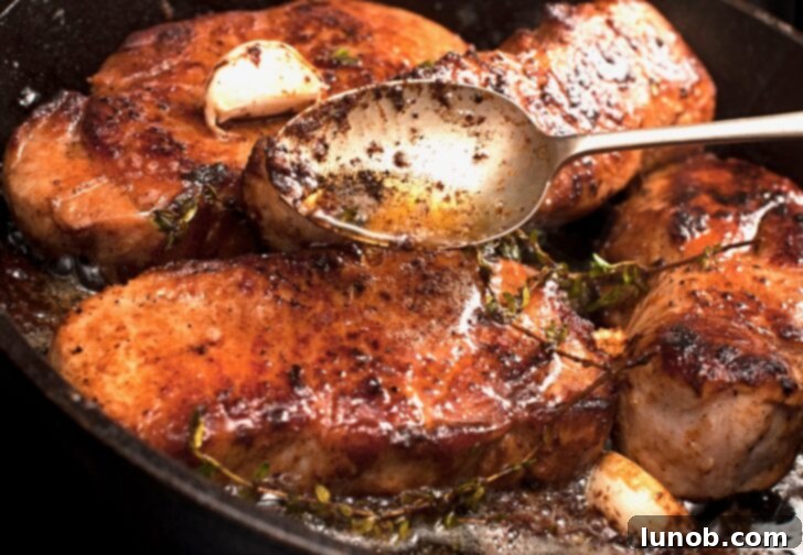 Keto Garlic Butter Herb Pork Chops 3 Herb Pork Chops in Garlic Butter