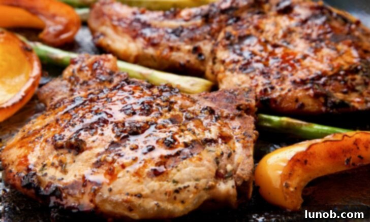 Keto Garlic Butter Herb Pork Chops 4 Pork Chops in Garlic Butter Sauce