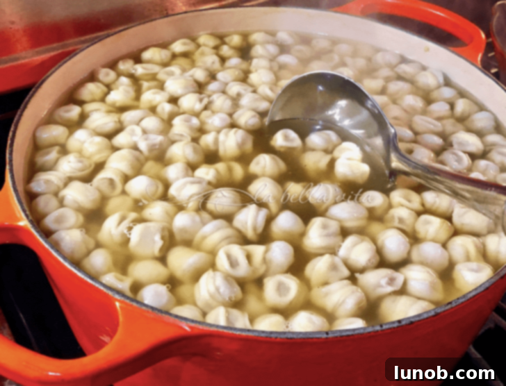 Italian Easter & Spring Feasts: 49 Delicious Recipes 13 Classic Northern Italian Tortellini in Brodo, a comforting soup