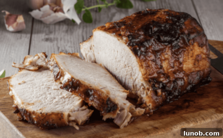 Italian Easter & Spring Feasts: 49 Delicious Recipes 32 Flavorful Pork Tenderloin Roast infused with garlic and thyme