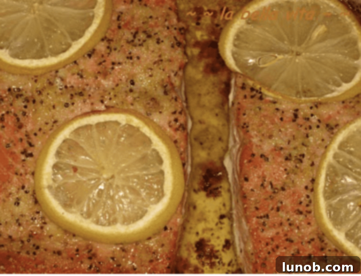 Italian Easter & Spring Feasts: 49 Delicious Recipes 33 Healthy and zesty Lemon Garlic Salmon fillet