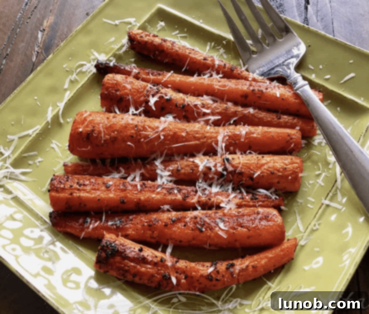 Italian Easter & Spring Feasts: 49 Delicious Recipes 38 Sweet Roasted Parmesan Carrots with garlic