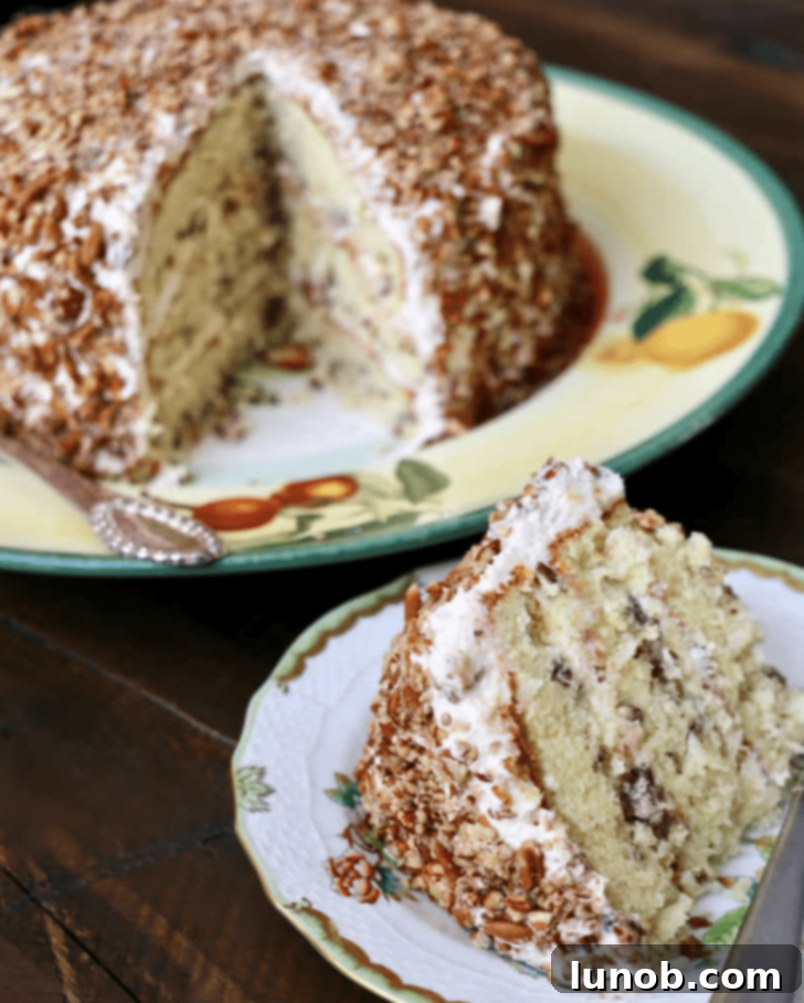 Italian Easter & Spring Feasts: 49 Delicious Recipes 41 Decadent ULTIMATE Italian Cream Cake with creamy frosting and coconut