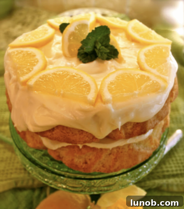 Italian Easter & Spring Feasts: 49 Delicious Recipes 43 Zesty Limoncello Cake, infused with Italian lemon liqueur