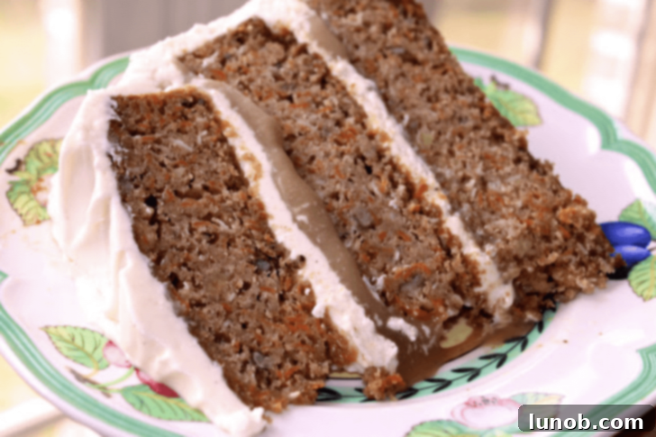 Italian Easter & Spring Feasts: 49 Delicious Recipes 45 Decadent Carrot Cake with Caramel filling and Mascarpone Icing