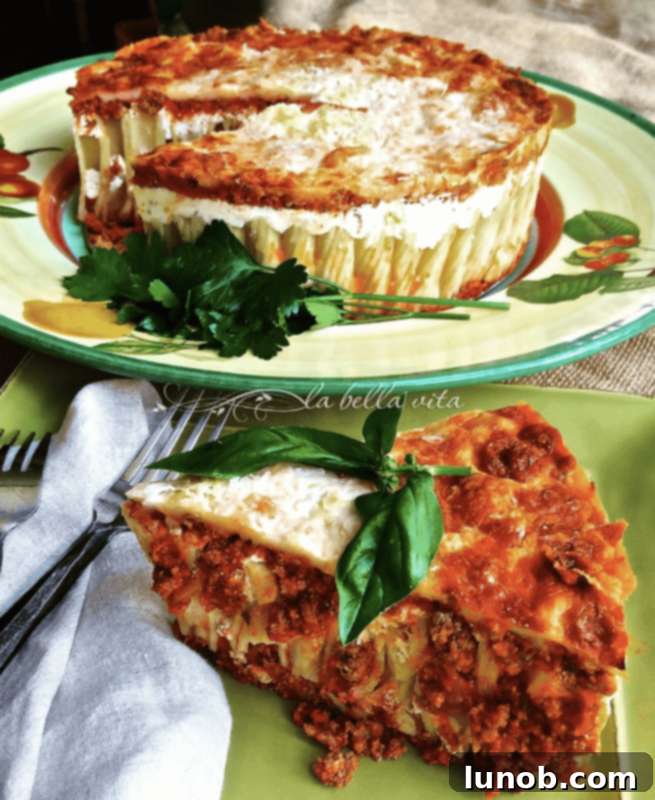 Italian Easter & Spring Feasts: 49 Delicious Recipes 9 Delicious Cheesy Rigatoni Torta, a comforting Italian baked pasta
