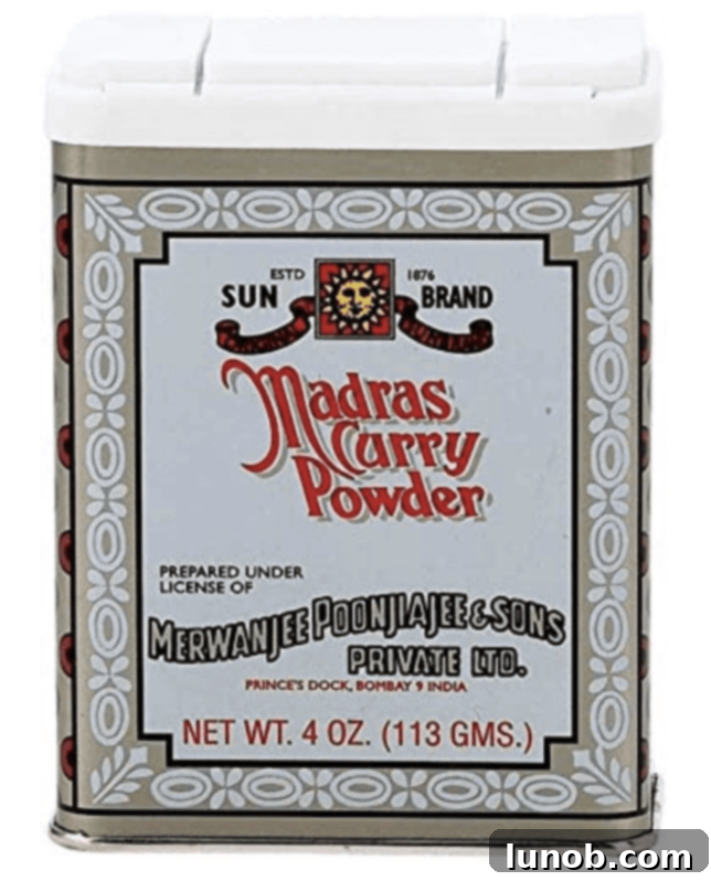 Madras Curry Powder jar