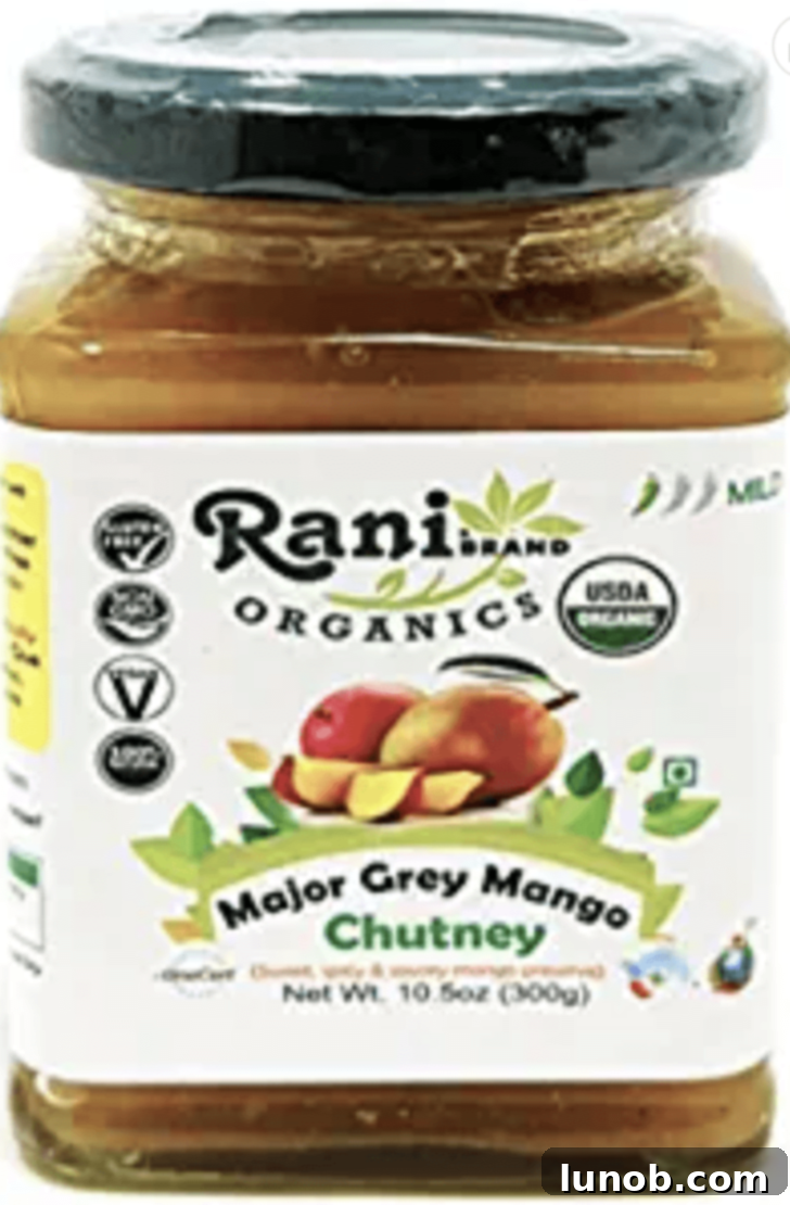 Major Grey's Mango Chutney jar