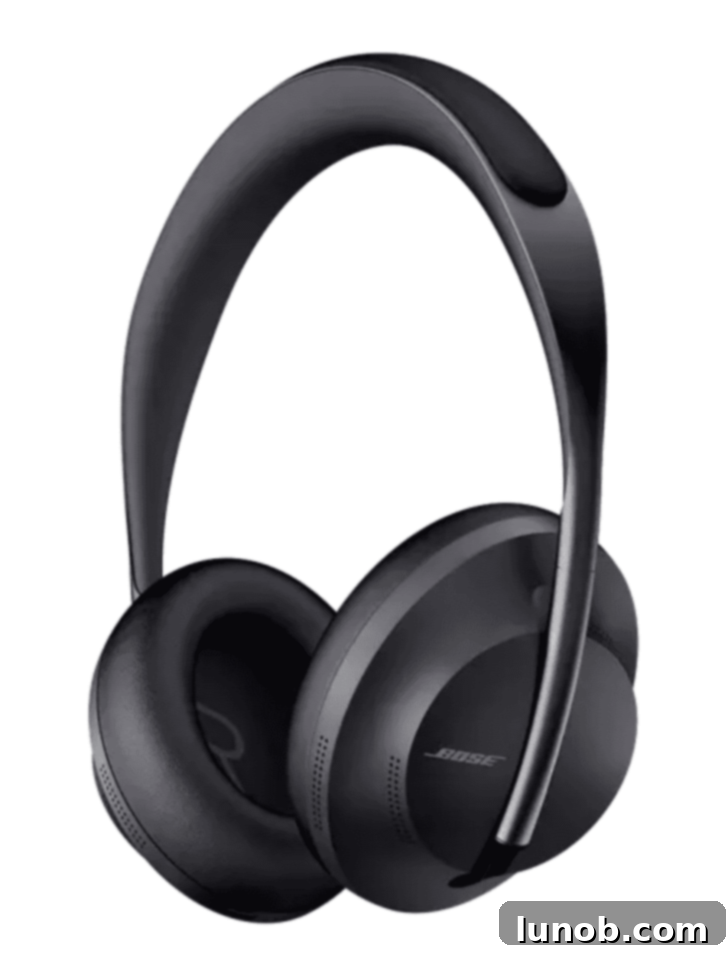 Bose Noise Cancelling Headphones 700, premium headphones for travel.