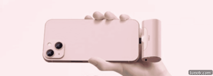 iWALK Power Bank 4500 mAh for iPhone, a compact portable charger.