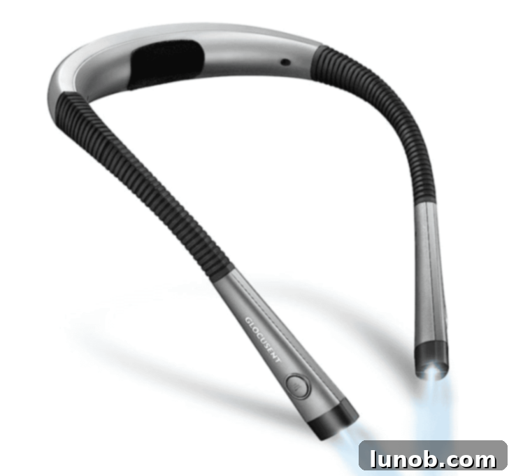 Clip-on reading light, perfect for travel.