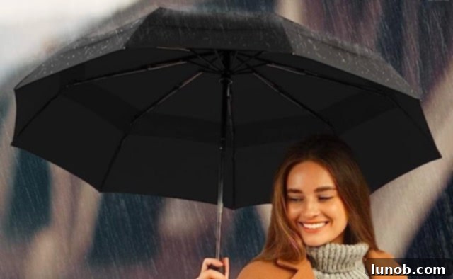 The Original Repel Windproof Umbrella, a robust umbrella for challenging weather.