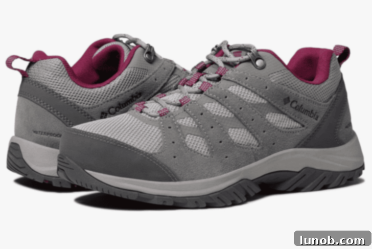 Columbia Redmond III 5-Star Rated Waterproof Hiking Shoes, durable and comfortable footwear.