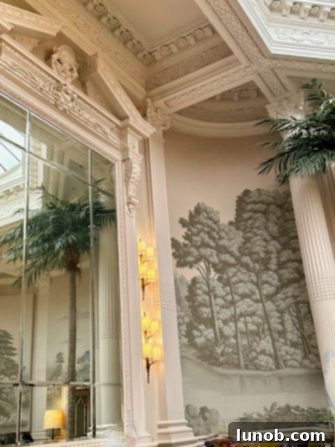 Balmoral Palm Court's Exquisite Afternoon Tea 12 Close-up of decorative elements in Palm Court