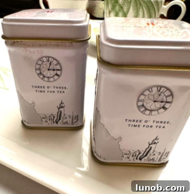 Balmoral Palm Court's Exquisite Afternoon Tea 24 Complimentary loose-leaf tea tins from Palm Court