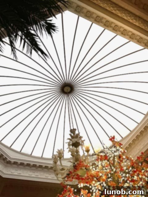 Balmoral Palm Court's Exquisite Afternoon Tea 8 Close-up of Palm Court's decorative details