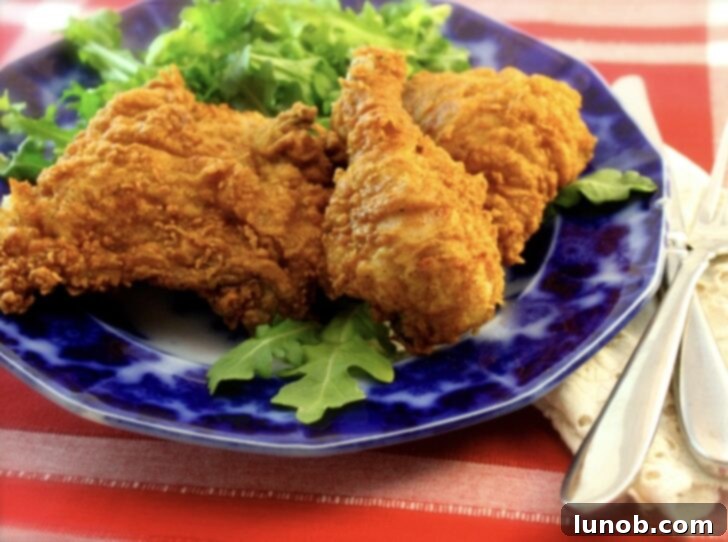 Crispy and spicy Southern Fried Chicken pieces