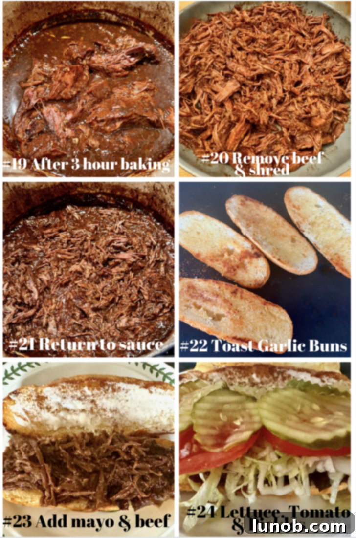 New Orleans Signature Debris Roast Beef Po Boy 7 img 61628 6