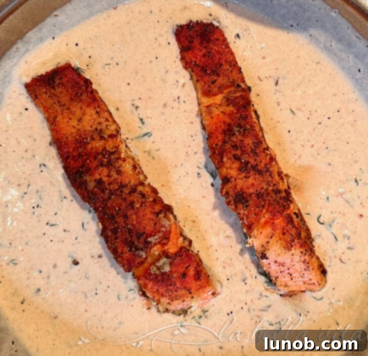 Golden Salmon with Lemon Parmesan Cream 4 Salmon in Creamy Lemon Parmesan Sauce
