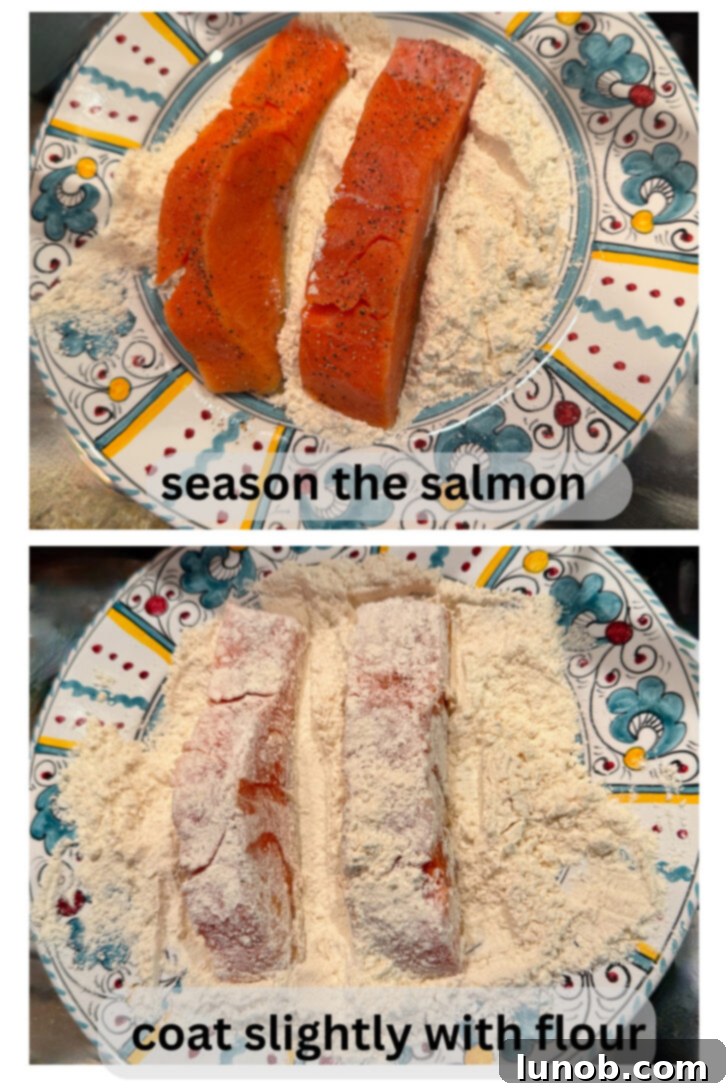 Golden Salmon with Lemon Parmesan Cream 5 img 64132 4